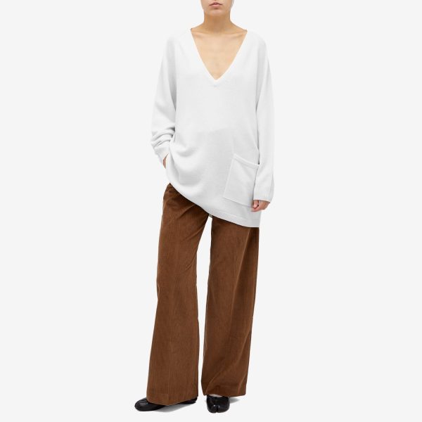 Max Mara Knitted V-Neck Jumper