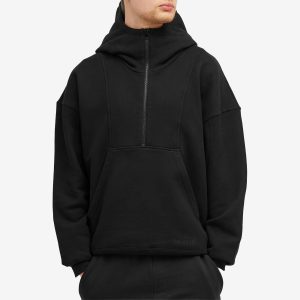 Saint Laurent Half Zip Logo Hoodie