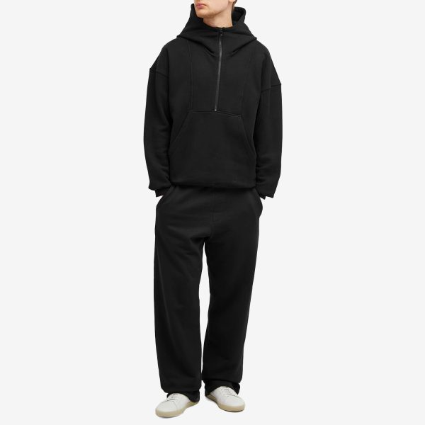 Saint Laurent Half Zip Logo Hoodie