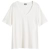 R13 V-Neck Boxy Seamless T-Shirt