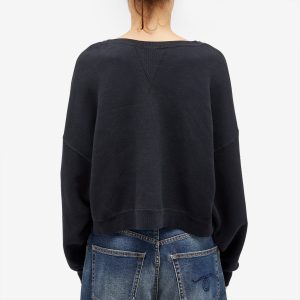 R13 New York Cropped Crewneck