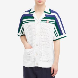 Casablanca Crochet Tennis Shirt