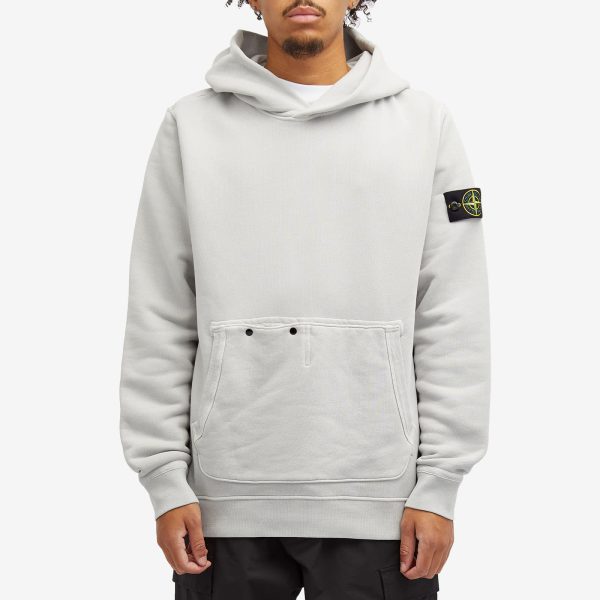 Stone Island Diagonal Fleece Old Effect Hoodie