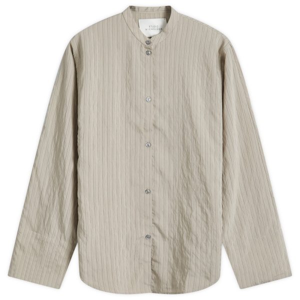 Studio Nicholson Kimono Sleeve Grandad Collar Shirt