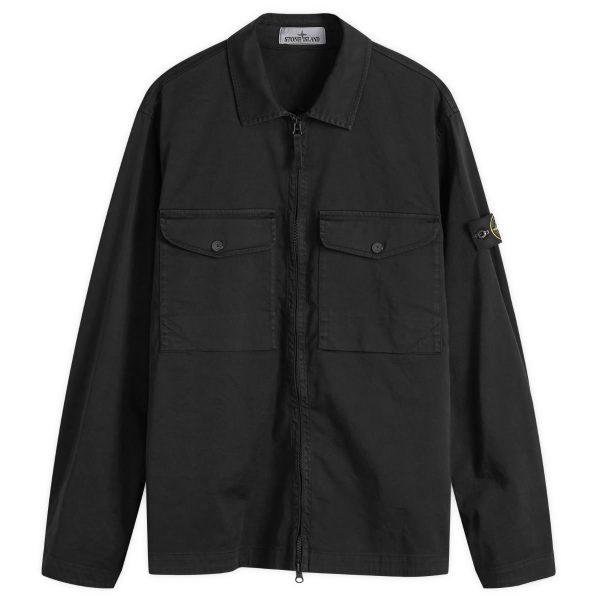 Stone Island 2 Pocket Garment Dyed Shirt Jacket