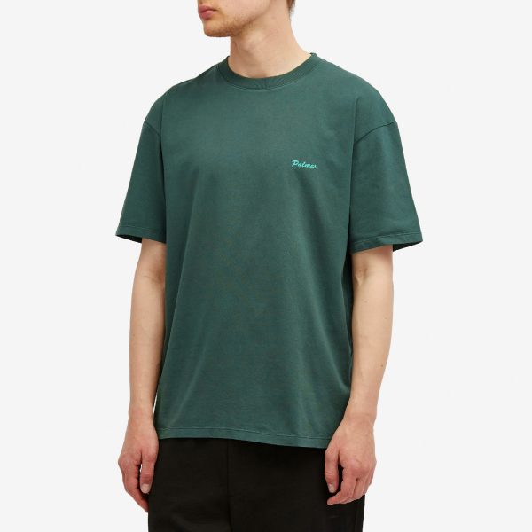 Palmes Dyed Chest Logo T-Shirt