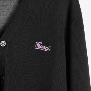 Gucci Script Logo Cardigan