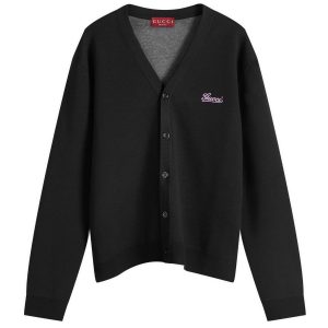 Gucci Script Logo Cardigan