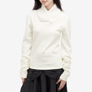 16Arlington Cary Wide Rib Knitted Top