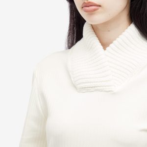 16Arlington Cary Wide Rib Knitted Top