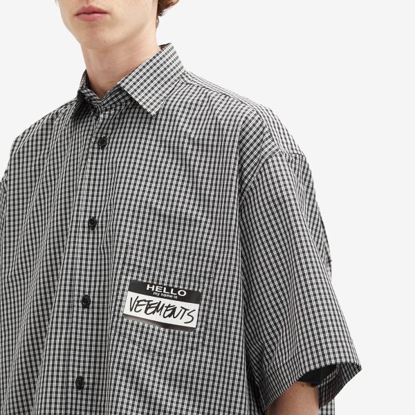 VETEMENTS My Name Is Vetements Shirt