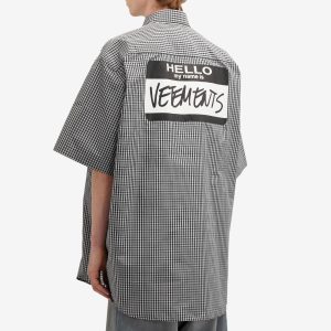 VETEMENTS My Name Is Vetements Shirt