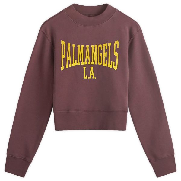 Palm Angels College Fitted Crew Sweat