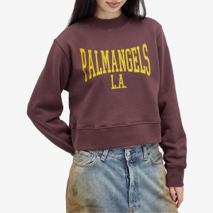 Palm Angels College Fitted Crew Sweat