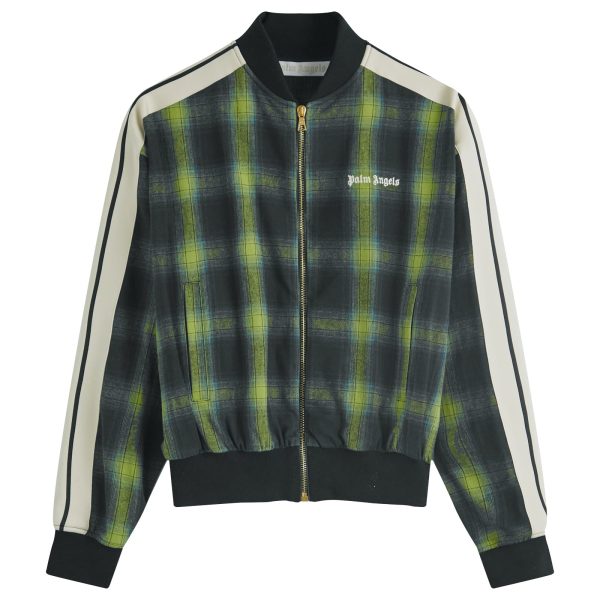 Palm Angels Classic Logo Check Bomber Jacket