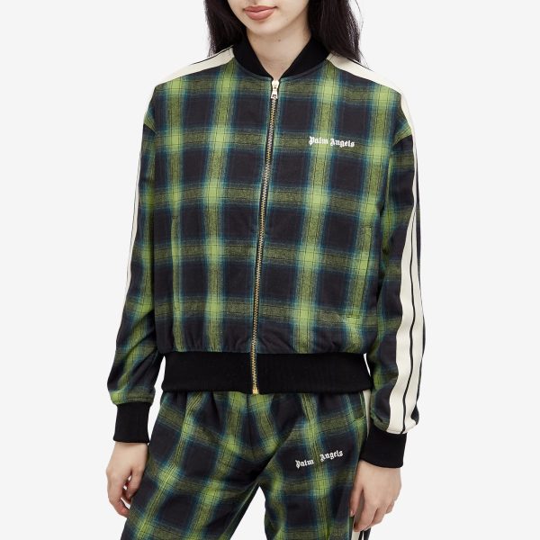 Palm Angels Classic Logo Check Bomber Jacket