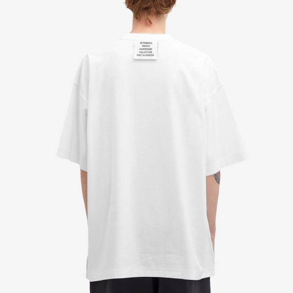 VETEMENTS Inside Out Label T-Shirt