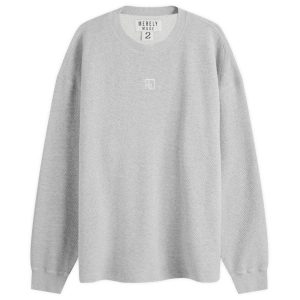 Merely Made Initial Embroidery Long Sleeve T-Shirt