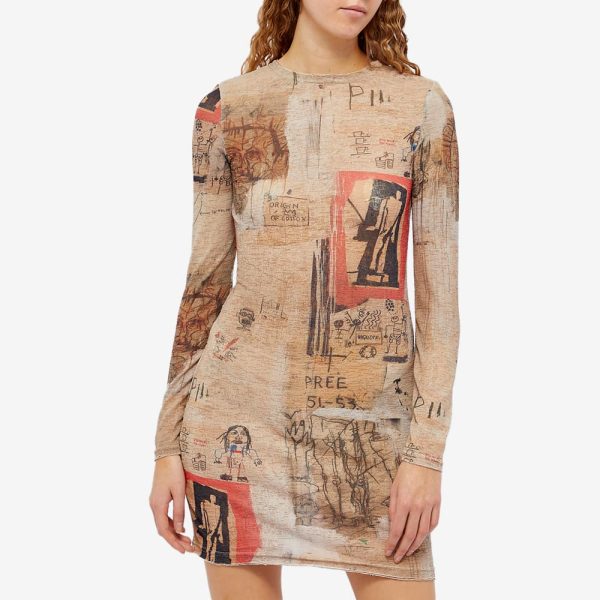 MISBHV Basquiat Mesh Mini Dress