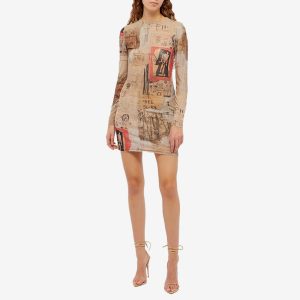 MISBHV Basquiat Mesh Mini Dress