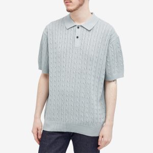 Beams Plus Cable Knit Polo