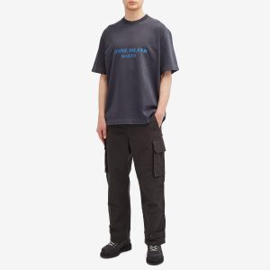 Stone Island Marina Old Effect Logo T-Shirt