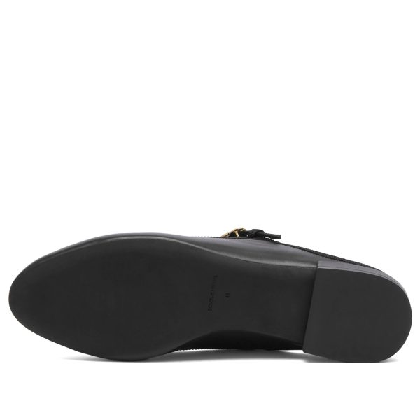 Dolce & Gabbana Leather Slip On Ballet Shoe