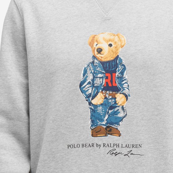 Polo Ralph Lauren Denim Bear Crew Sweatshirt