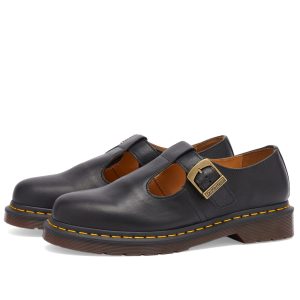 Dr. Martens T-Bar Shoe Black Regency Calf