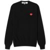 Comme des Garçons Play Invader Heart V-Neck Knit