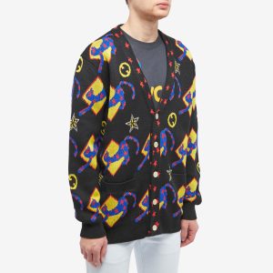 Gucci GG Graphic Logo Intarsia Cardigan