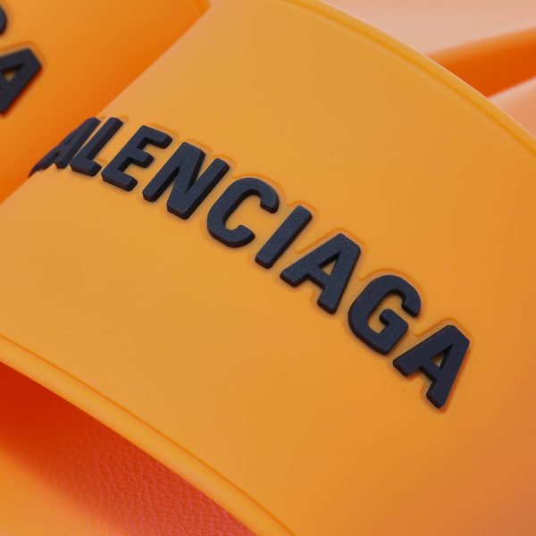 Balenciaga Logo Pool Slide