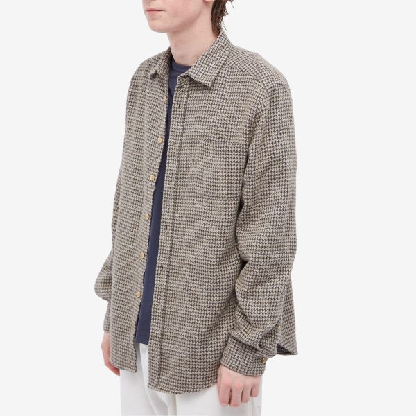 Portuguese Flannel Abstract Houndstooth Shirt