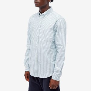 Portuguese Flannel Belavista Stripe Button Down Oxford Shirt