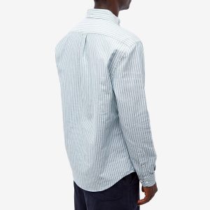 Portuguese Flannel Belavista Stripe Button Down Oxford Shirt