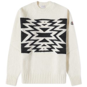 Moncler Geometric Pattern Crew Knit