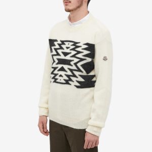 Moncler Geometric Pattern Crew Knit