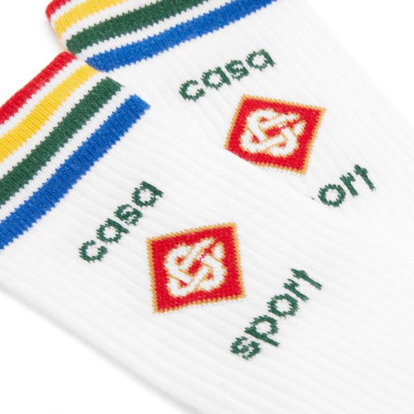 Casablanca Unisex Printed Socks