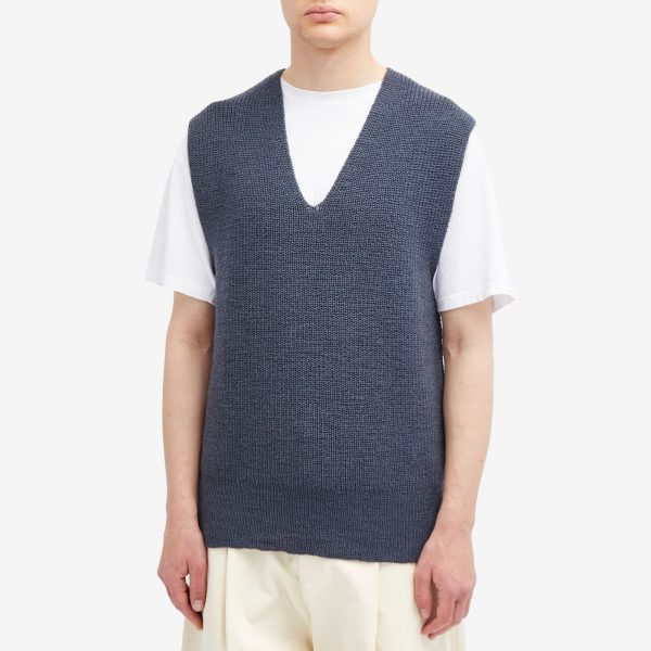 MHL by Margaret Howell Chunky Knit Slipover Vest