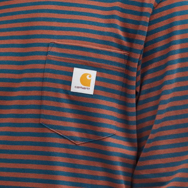 Carhartt WIP Long Sleeve Verner Stripe Pocket T-Shirt