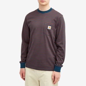 Carhartt WIP Long Sleeve Verner Stripe Pocket T-Shirt