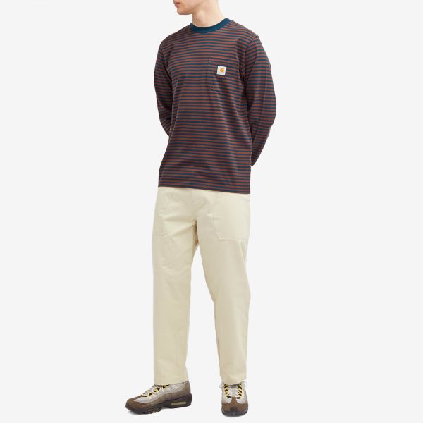 Carhartt WIP Long Sleeve Verner Stripe Pocket T-Shirt