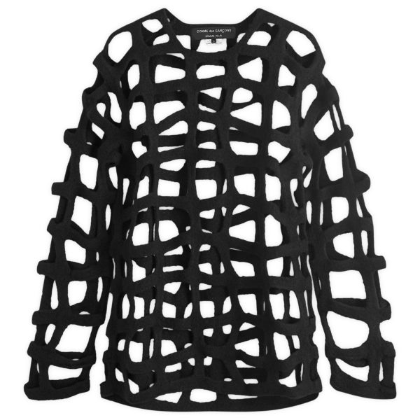 Comme des Garçons Homme Plus Garment Treated Grid Knit