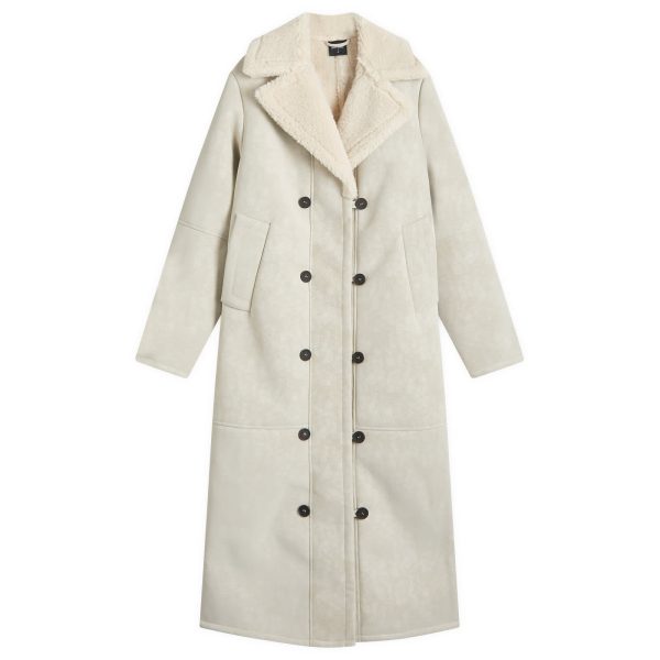 Daily Paper Chiara Faux Shearling Coat