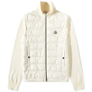 Moncler Hooded Down Knit Jacket