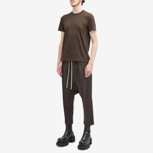 Rick Owens Drawstring Heavy Cropped Trousers