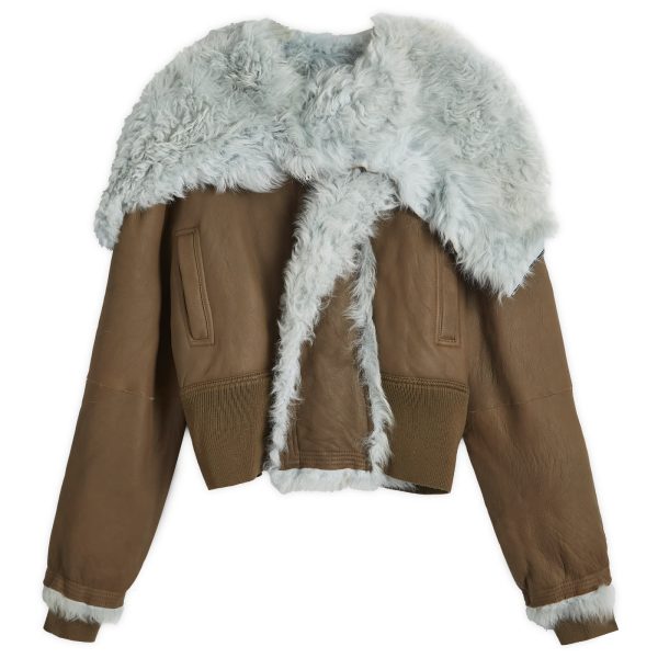 Rick Owens Shearling Bomber Jacket