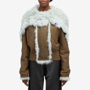 Rick Owens Shearling Bomber Jacket