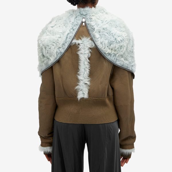 Rick Owens Shearling Bomber Jacket