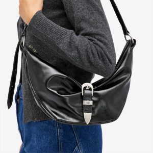 MARGE SHERWOOD Belted Hobo Shoulder Bag - Medium